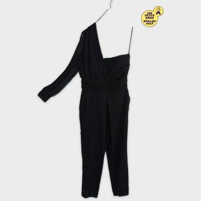 Combinaison Noire Symbiose Collection M Élégante Manche Transparente