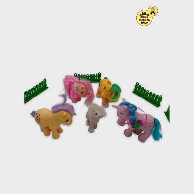 Lot Figurines My Little Pony Vintage Hasbro Taille Unique
