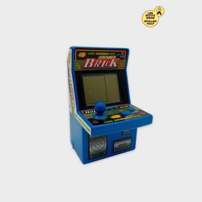 Mini Console Brick Game Machine 26 In 1 Bleue