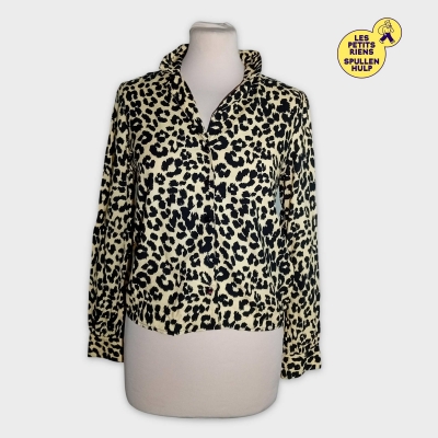 Chemisier Only Imprimé Léopard Xs 34