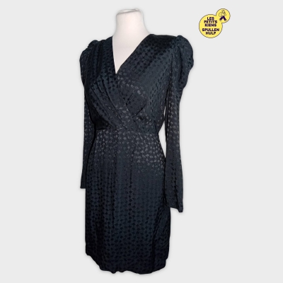 Robe Noire Manches Longues Symbiose Collection S