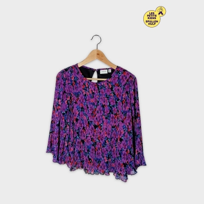Blouse Plissée Fleurie Vila S
