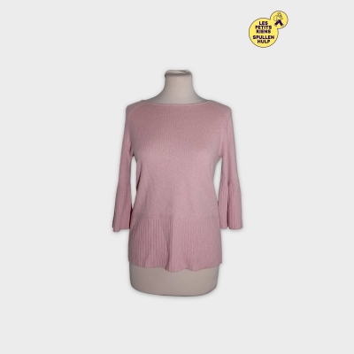 Pull Cachemire Rose Clair Your Sixth Sense Xs