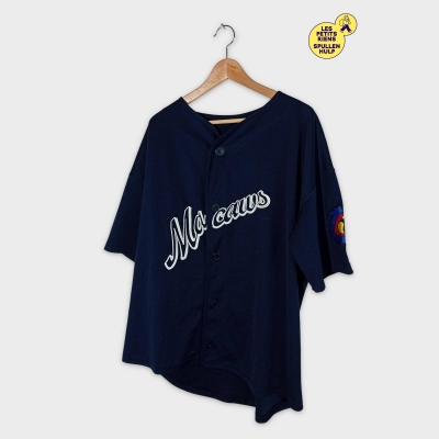 Maillot Baseball Hiroshima Toyo Carp Coach M Bleu Marine