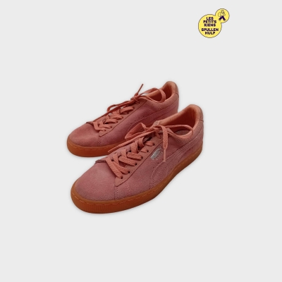 Baskets Puma Suede Rose Saumon Taille 38