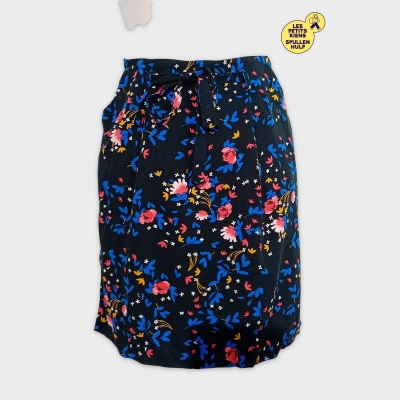 Jupe Courte Fleurie Camaiëu S