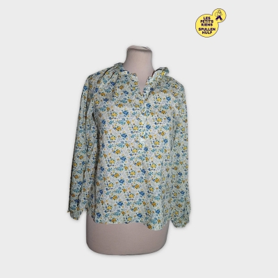 Chemisier Fleuri Vintage Cyrillus Xxl 44 16