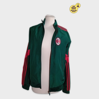 Adidas Veste De Survêtement Ac Milan Vert Et Rouge Xs