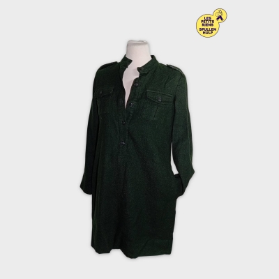 Robe Chemise Banana Republic Vert Foncé S