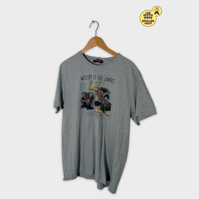 Fly Wood T-shirt Gris Imprimé Welcome To The Jungle M