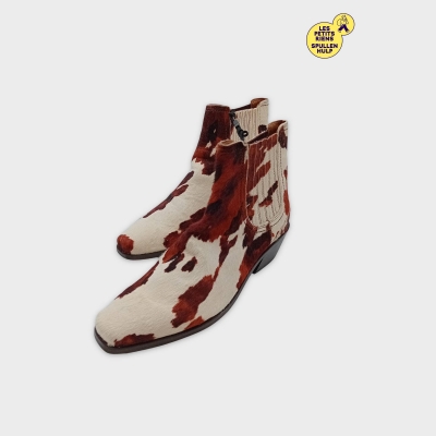 Bottines Zara À Imprimé Vache Taille 37