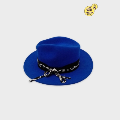 Chapeau Feutre Bleu Roy Herman Headwear S