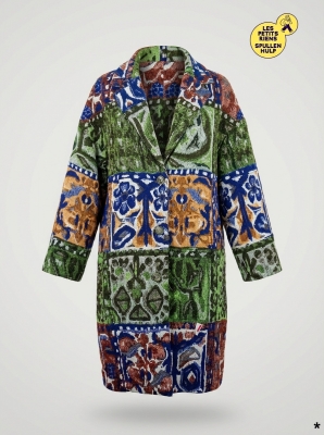 Manteau Zara Motifs Ethniques jacquardM