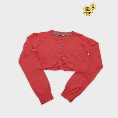 Gilet Boléro Court Rose Corail Mexx Fille 12 Ans