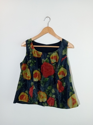 Haut Vintage Sans Manches Linea Fresca