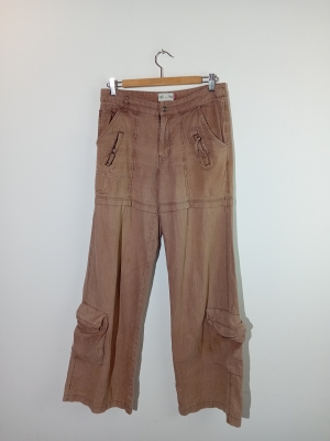 Pantalon Cargo Marron Vintage I Am Woman
