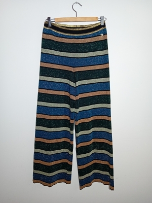 Pantalon &Agrave; Rayures Scintillantes Twinset