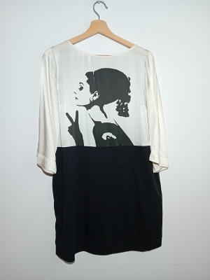 Robe Courte Bi-matiere Twinset M