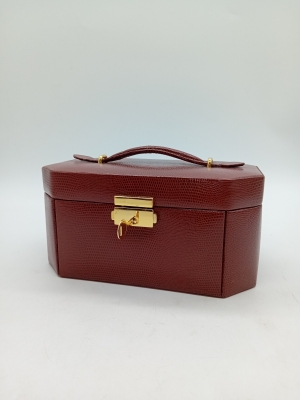 Boite A Bijoux Vintage Bordeaux