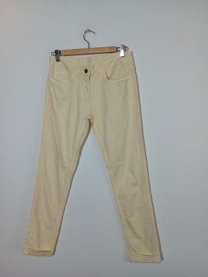 Pantalon Slim Sandro Cr&egrave;me M