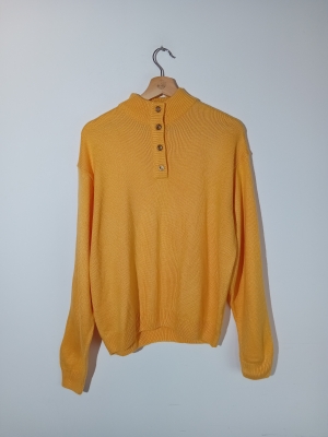 Pull Daxon Jaune Vintage