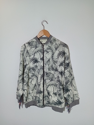Veste Zipp&eacute;e 8pm Tropicale Sequins S