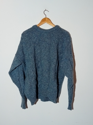 Pull Retro En Laine Gaeltarra Torsades