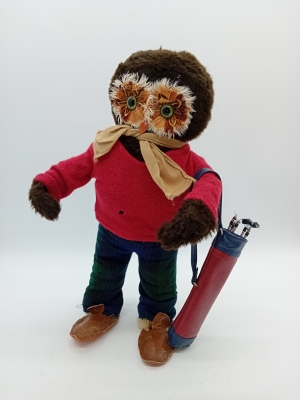 Peluche Chouette Golfeuse Abercrombie & Fitch Vintage