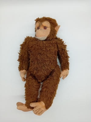 Peluche Singe Vintage Marron