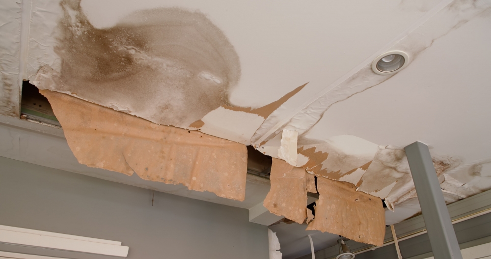Waterschade aan plafond herstellen