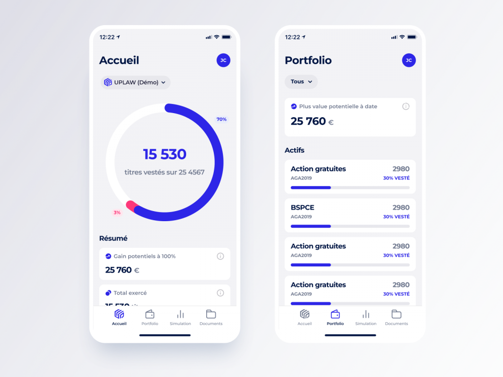 Logiciel de gestion de l'actionnariat et du corporate