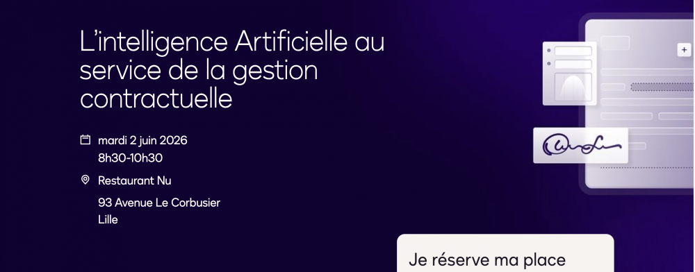 L’intelligence Artificielle au service de la gestion contractuelle - en collaboration avec Docusign