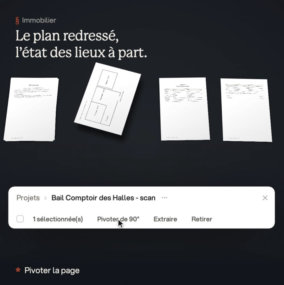Modifiez vos PDF, dans l’interface ou avec l’assistant