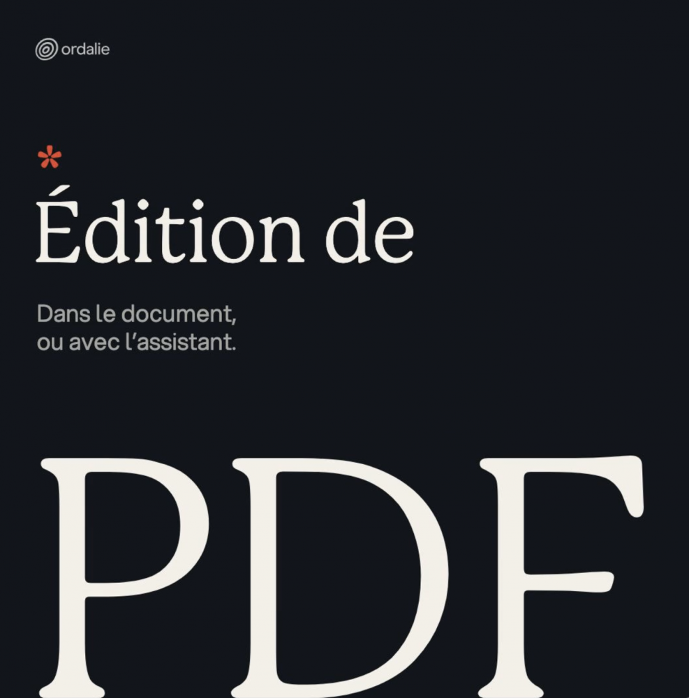Modifiez vos PDF, dans l’interface ou avec l’assistant
