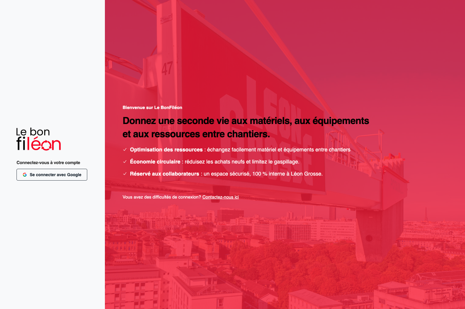 Plateforme du groupe Léon Grosse