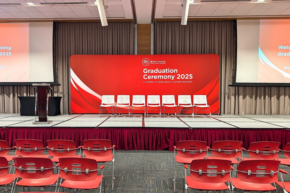 Customized Tension Fabric Backdrop Rental | 6mW x 2.4mH