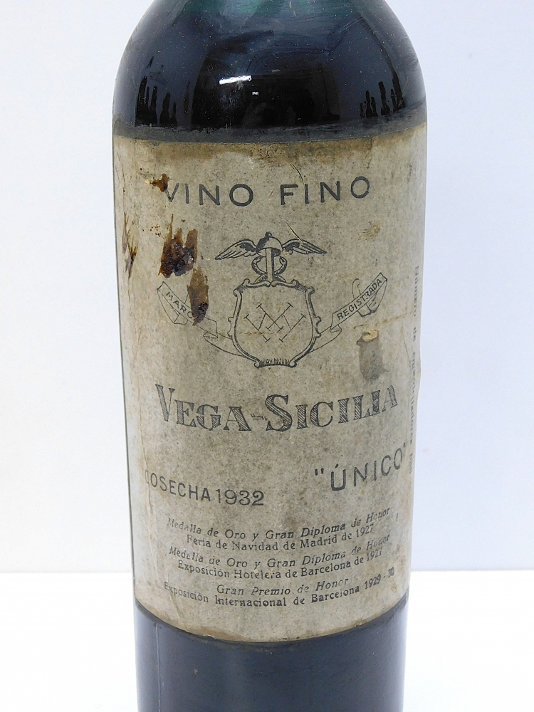Vega Sicilia, \"Único\", cosecha de 1932