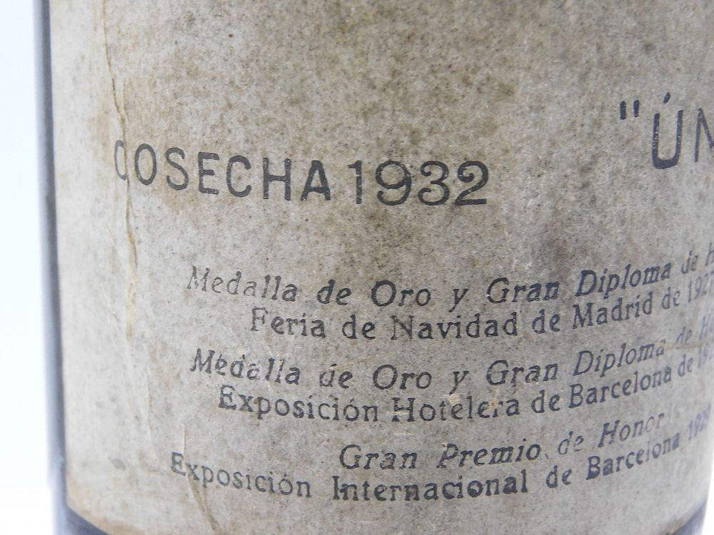 Vega Sicilia, \"Único\", cosecha de 1932