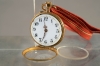 Reloj de bolsillo de señora a cuerda con caja en oro de 18k