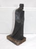 Josep María Subirachs. escultura de bronce, apóstol de la Sagrada Familia