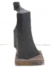 Josep María Subirachs. escultura de bronce, apóstol de la Sagrada Familia
