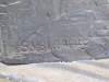 Josep María Subirachs. escultura de bronce, apóstol de la Sagrada Familia