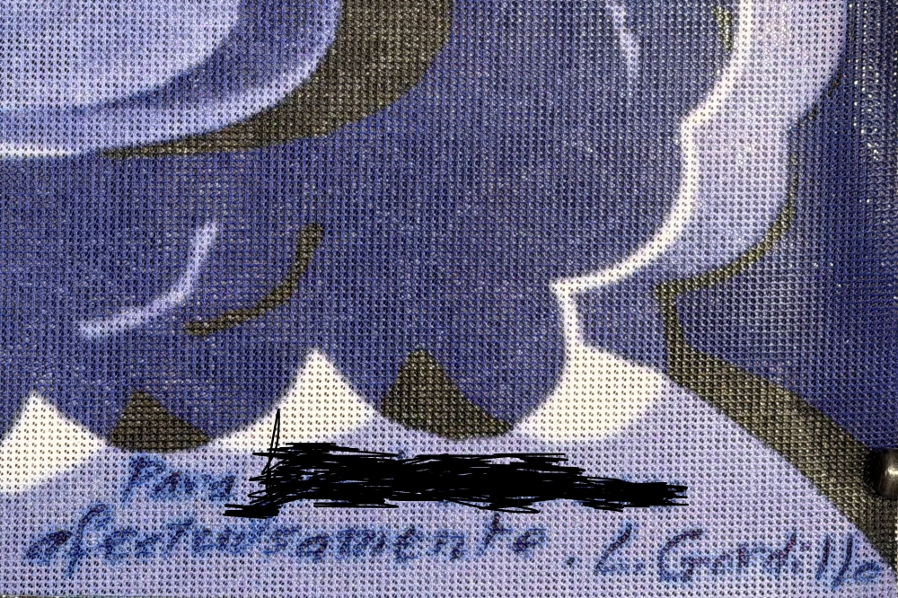 Luis Gordillo, Sevilla, estampación digital, edición limitada, dedicado