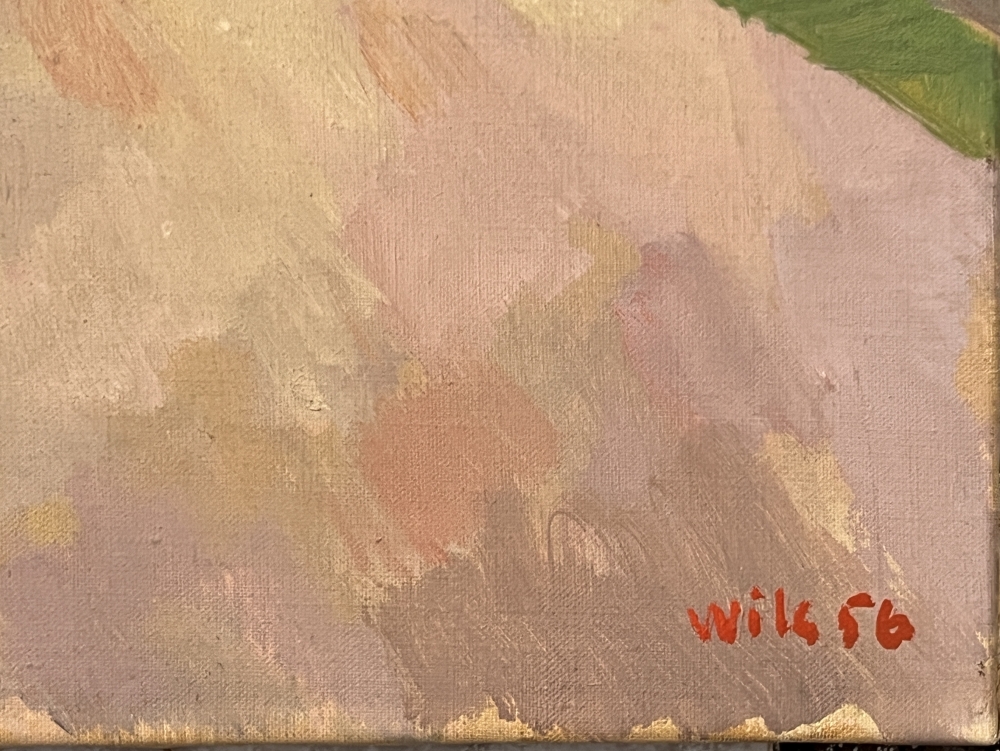 Wilhelm Julien Wils, 1880 - 1960, Paisaje, óleo sobre lienzo, Dinamarca, 1956