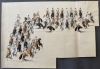 Juego de las Parejas, lápiz, aguada y tinta, coreográfica ecuestre, ca. 1785–1798