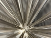 Curtis Jere, escultura Sputnik, sea urchin, acero, de 1970 aprox., USA