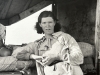 Dorothea Lange, fotografía con sello, 1970