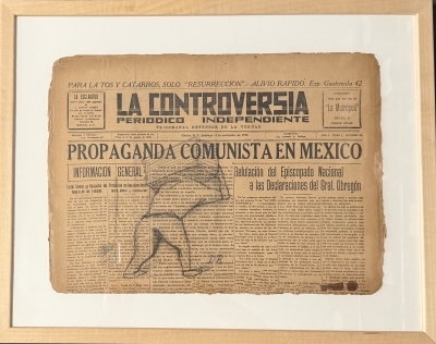 Diego Rivera, dibujo a tinta sobre papel, firmado y certificado, 1926