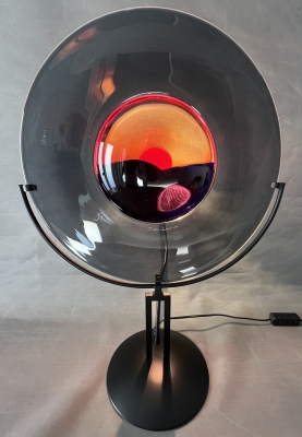 Lámpara de sobremesa, Murano, Sunset de Elio Raffaeli y Roberto Cammozzo, firmada