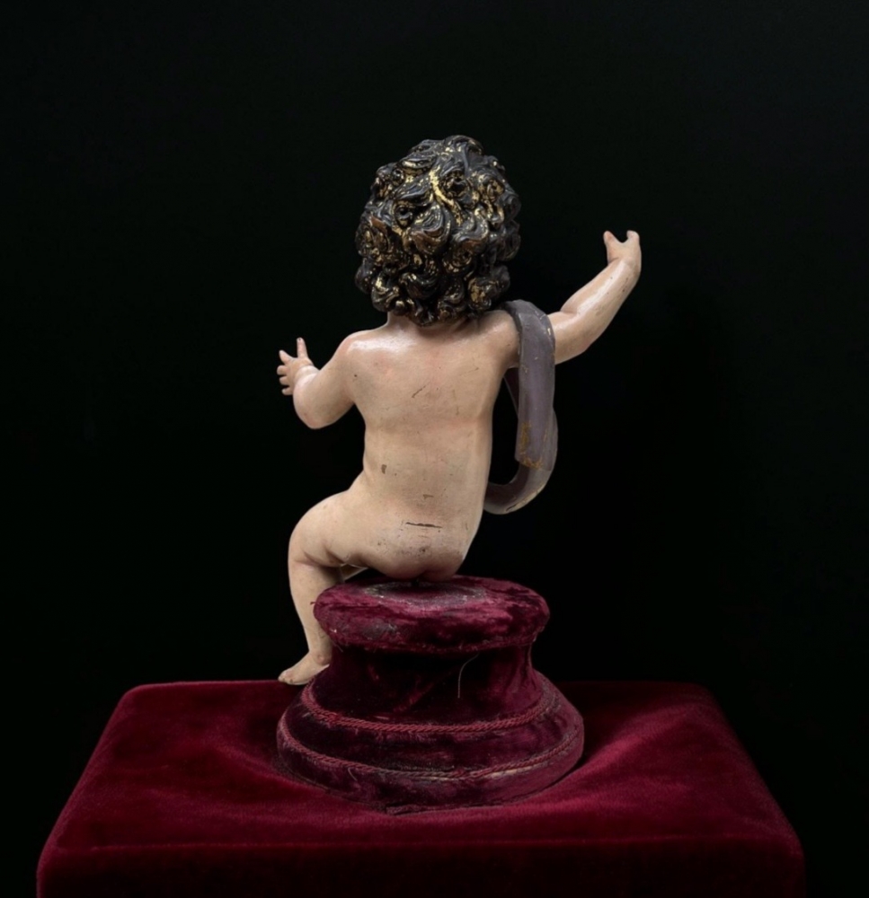 Niño Jesús bendiciente, escuela española, principios del siglo XVIII